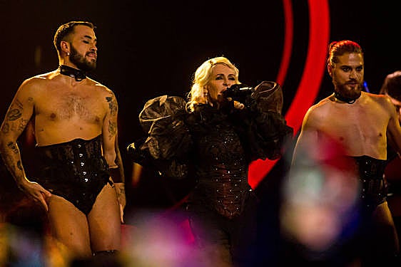 El grupo Nebulossa actúa durante la gala final del Benidorm Fest 2024