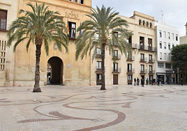Imagen de archivo de la plaza de Baix.