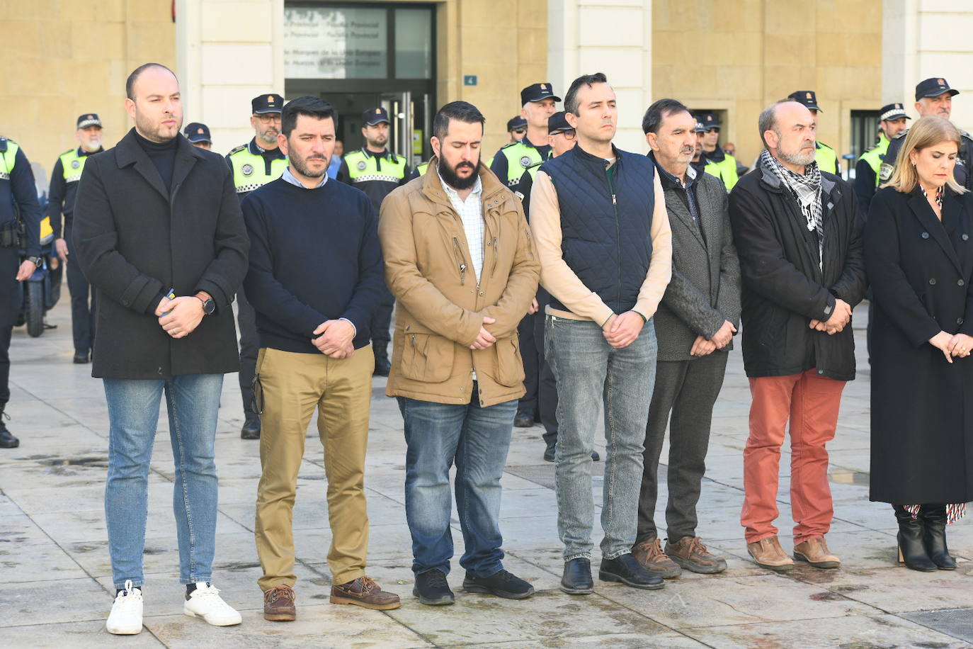 La provincia de Alicante se suma a la condena por el asesinato de dos guardias civiles en acto de servicio en Barbate