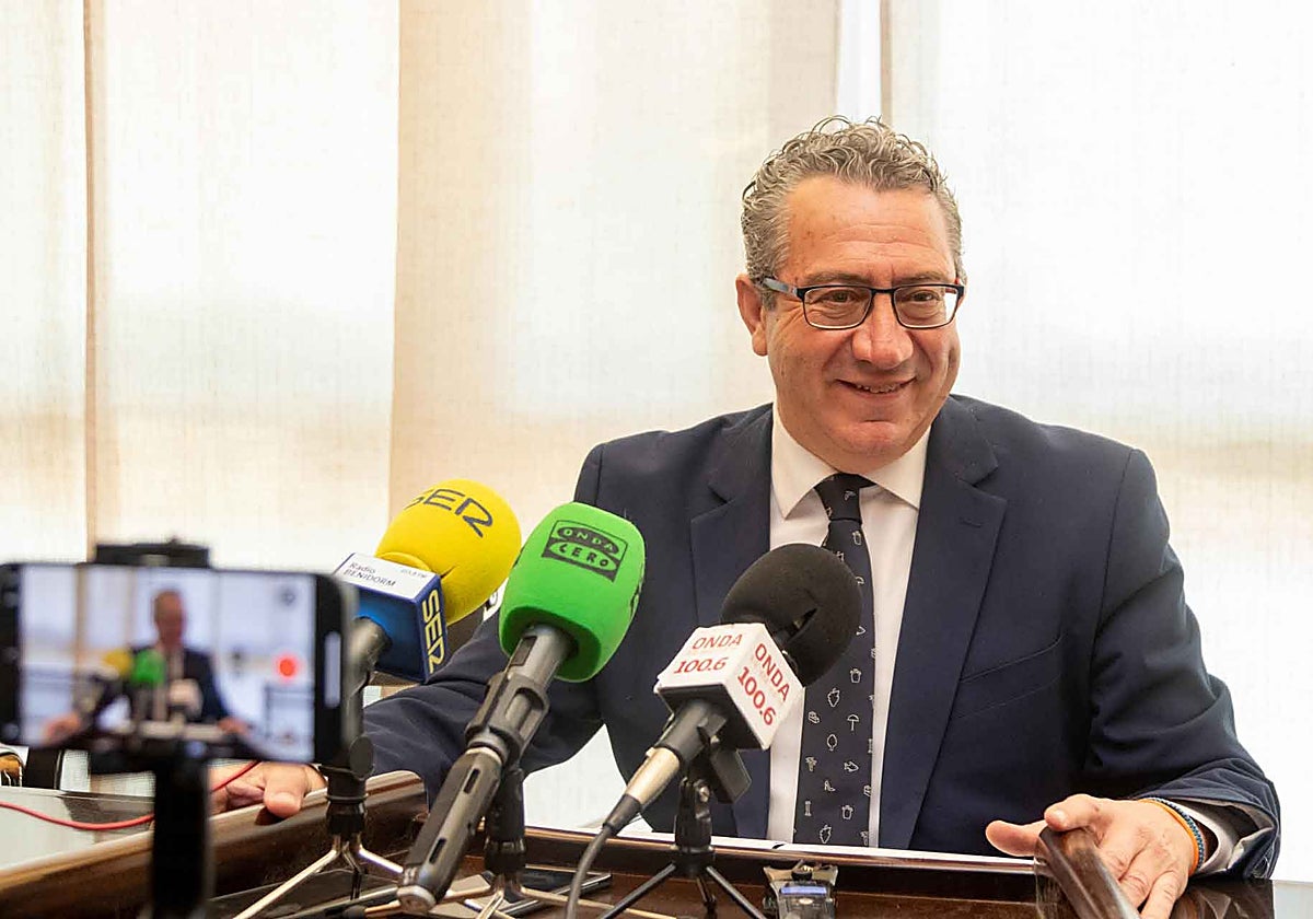 Toni Pérez durante su comparecencia de este martes