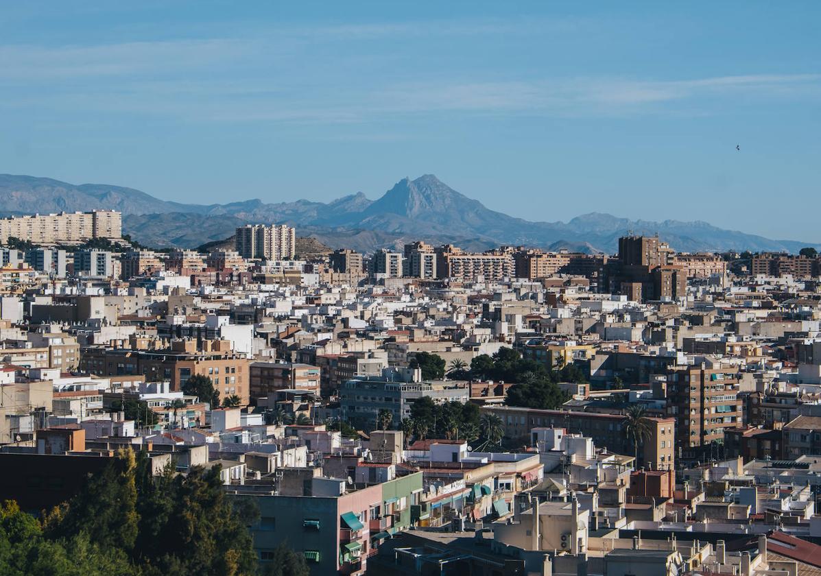 Vista general de la ciudad de Alicante.