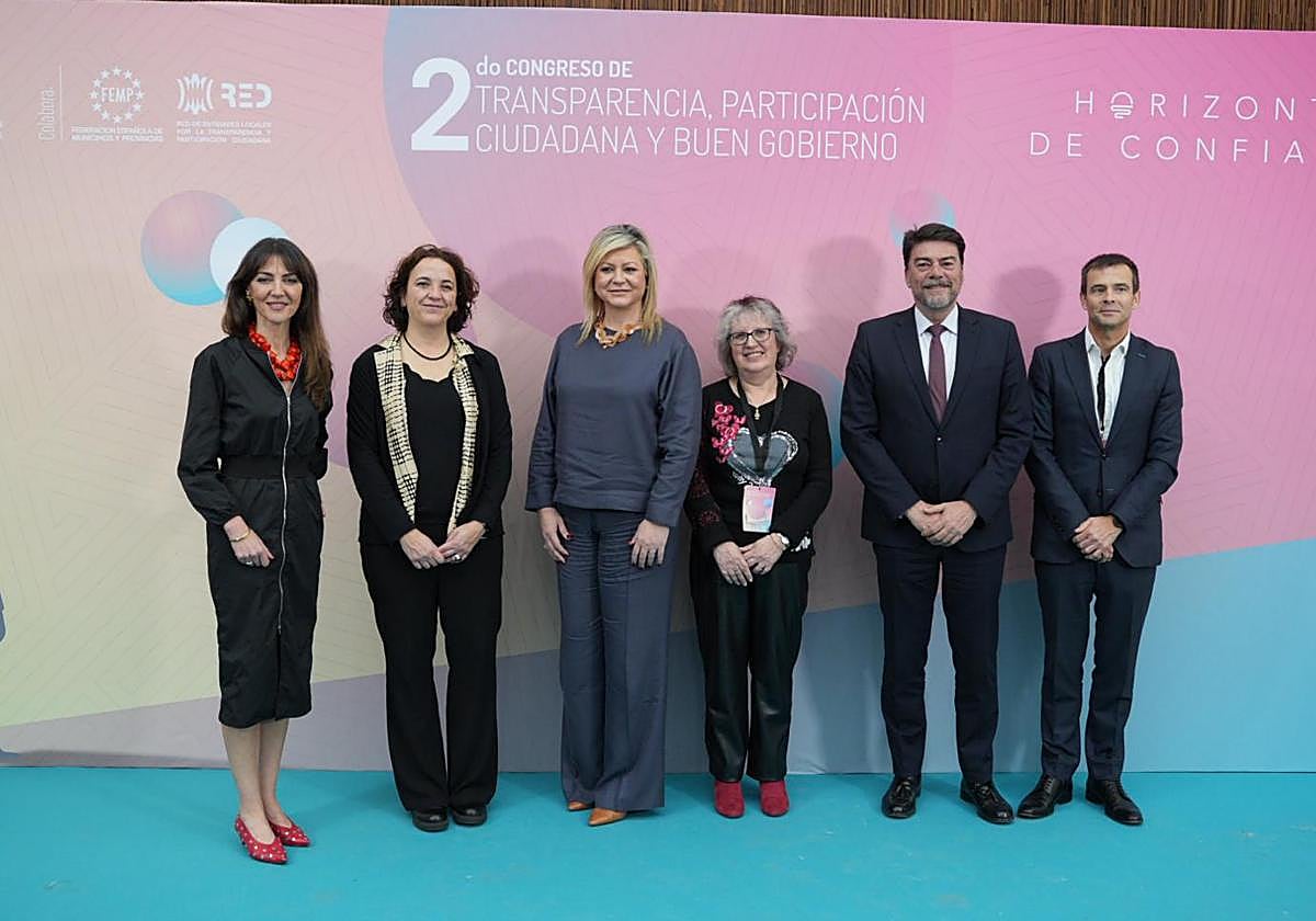 Autoridades presentes en la gala celebrada en el ADDA este martes.