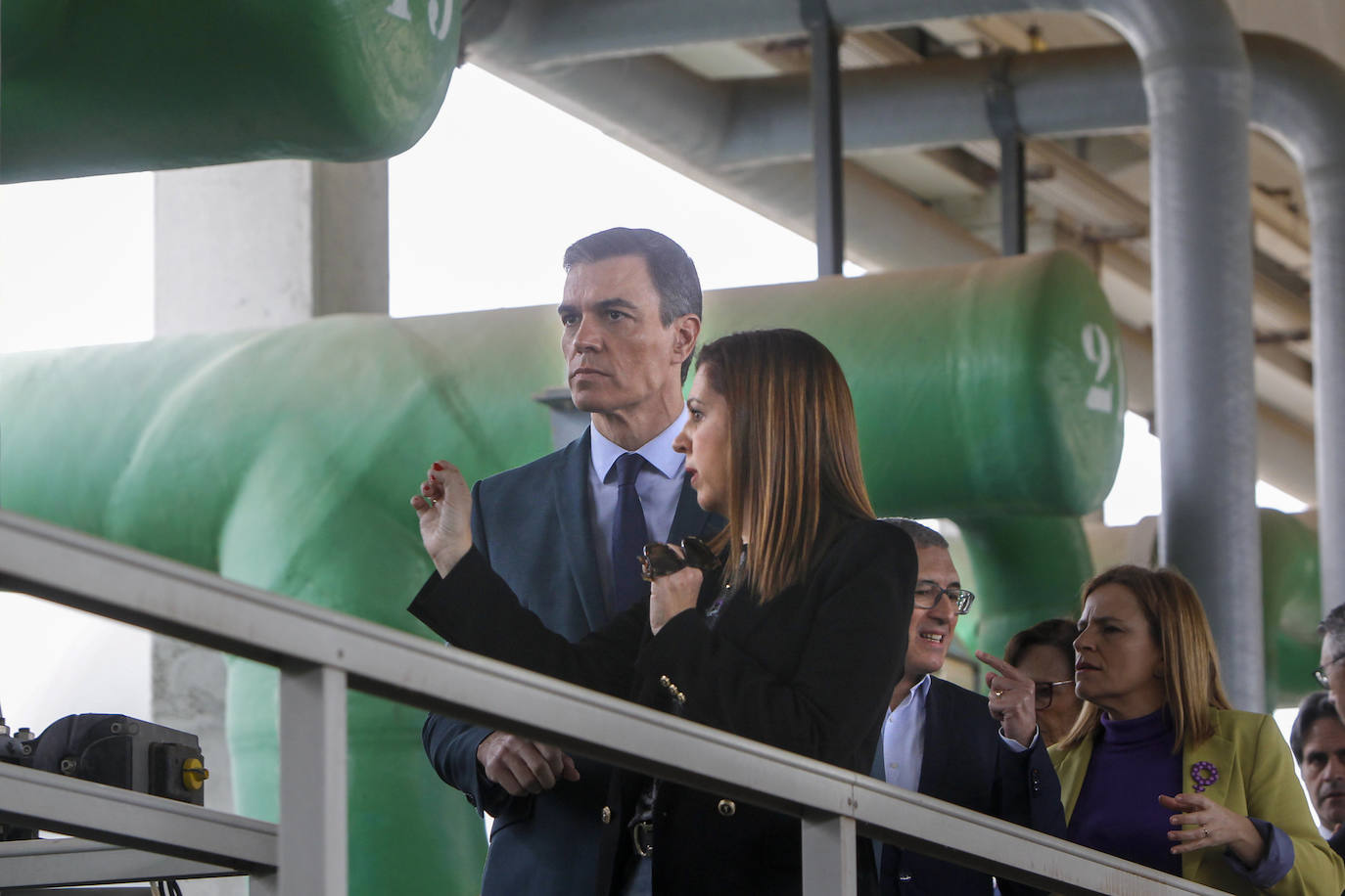 Así ha sido la visita de Pedro Sánchez a la desaladora de Torrevieja