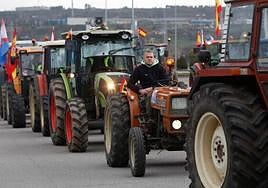 Protestas de los tractores en las carreteras españolas para pedir mejoras en el sector.