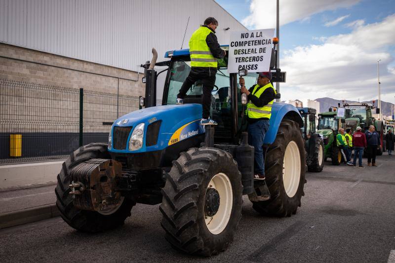 La marcha de tractores a Orihuela, en imágenes