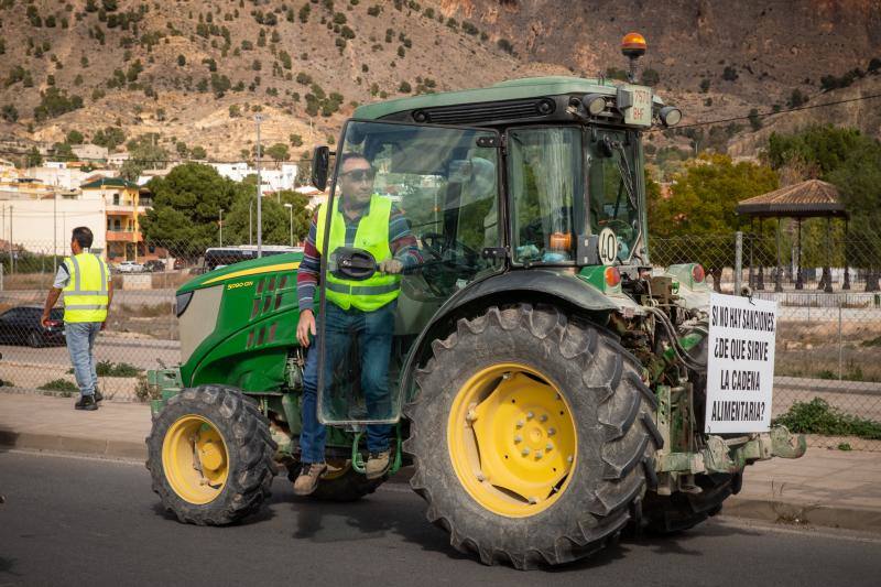 La marcha de tractores a Orihuela, en imágenes