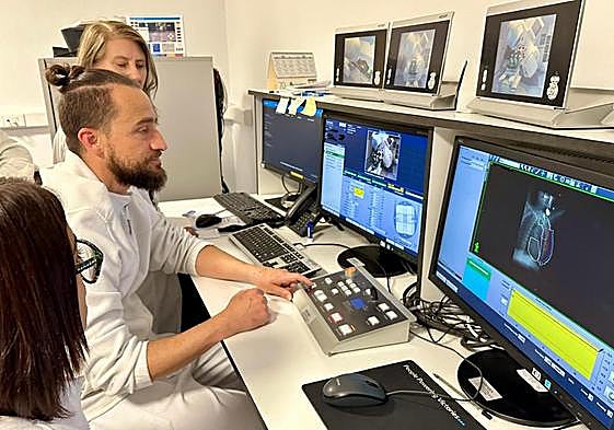 Servicio de Oncología Radioterápica en el Hospital General de Elche.