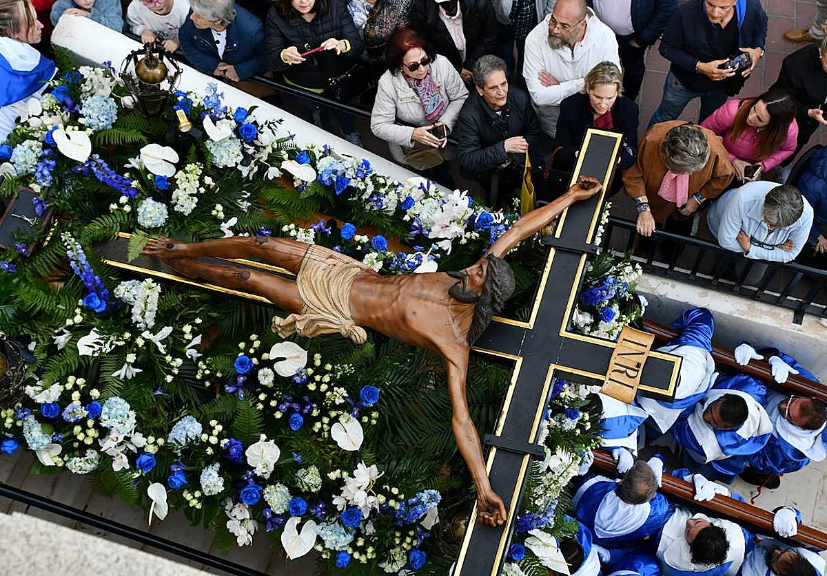 Paso de Semana Santa en Alicante.