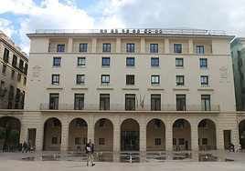 Imagen de archivo de la Audiencia Provincial de Alicante.