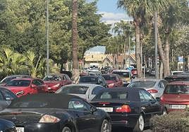 El último viernes de febrero deja un gran atasco en Alicante