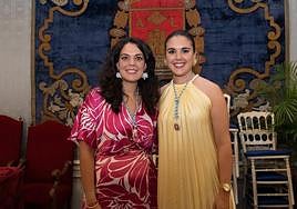 Las ediles Cristina Cutanda y Nayma Beldjilali.