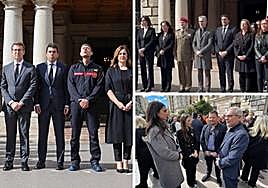Mazón y Feijoó con Catalá, el alcalde Luis Barcala con la ministra Diana Morant, y la Federació de Fogueres con las Fallas de Valencia.