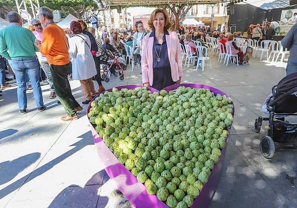 Alcaldesa de Almoradí, María Gómez, en el pasado congreso