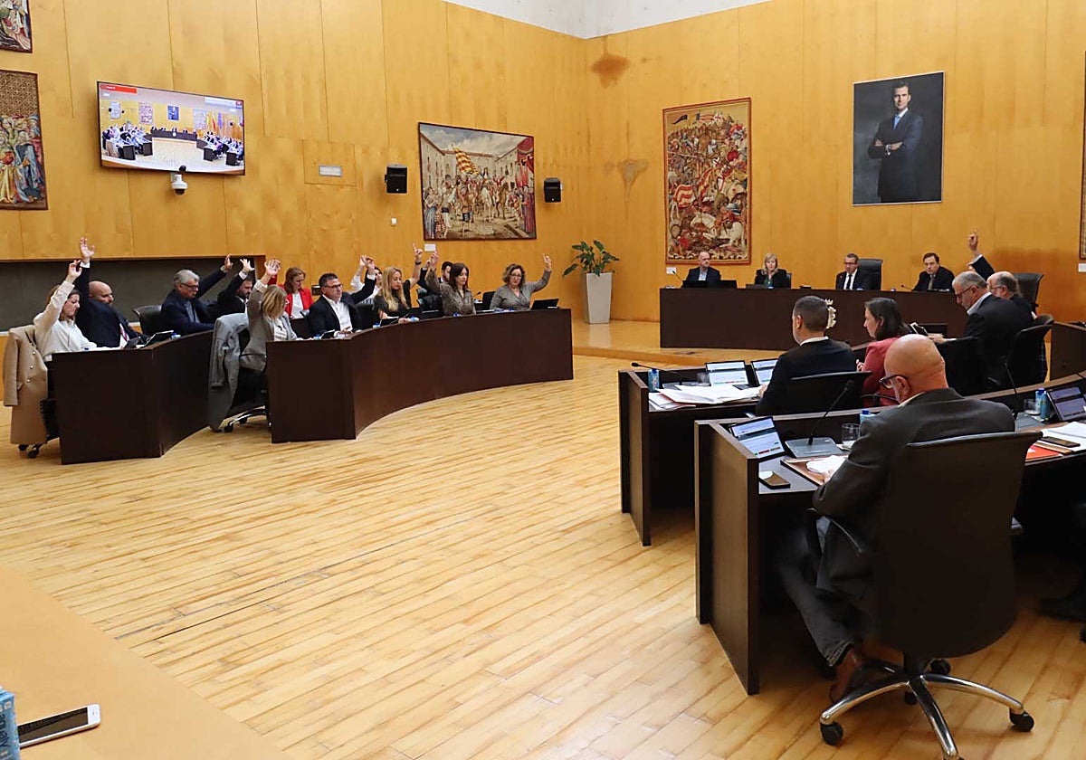 Imagen del pleno celebrado en la mañana de este martes