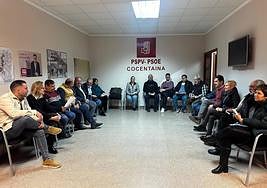 Reunión de los socialistas de la Muntanya de Alicante.