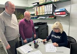 Presentación de la lista al congreso socialista.