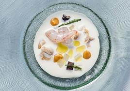 Uno de los platos de cocina creativa de las jornadas.