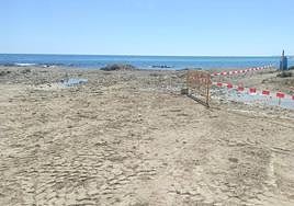 La playa del Amerador de El Campello.