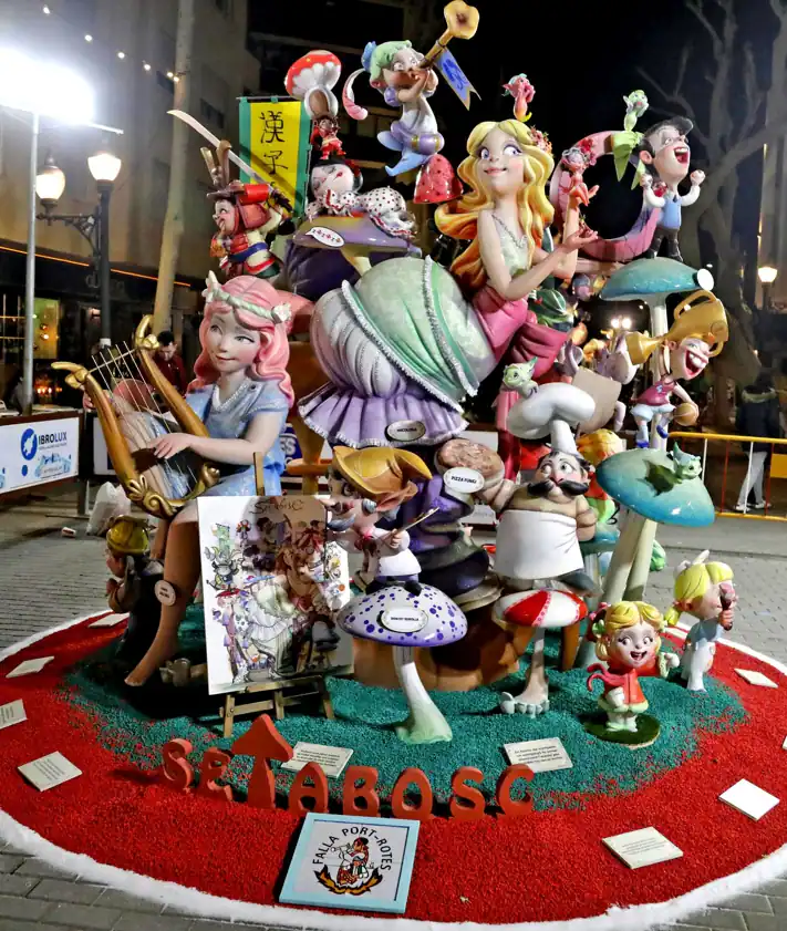 Imagen secundaria 2 - Las fallas de los distritos Diana, Campaments y Port-Rotes. 