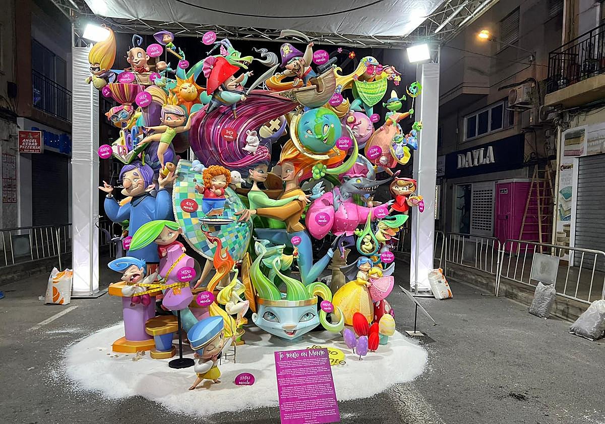 Estas son las fallas plantadas por artistas alicantinos