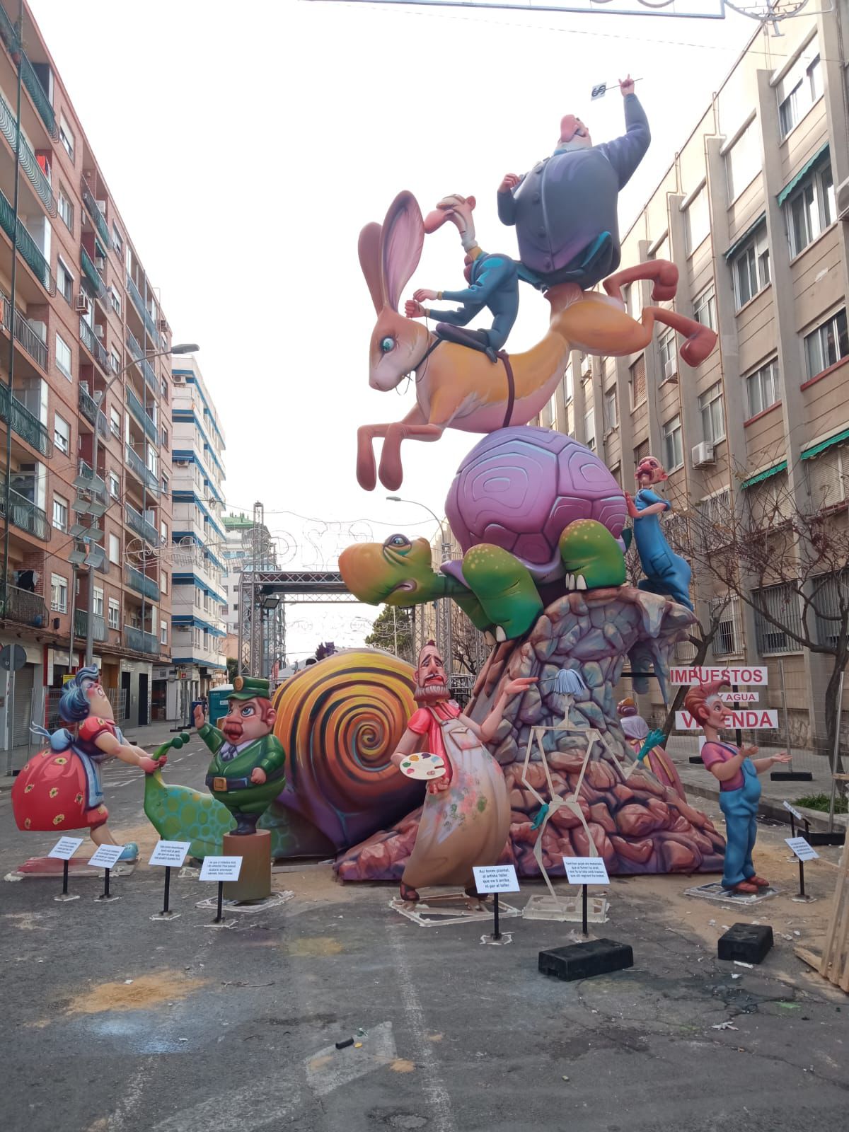 Estas son las fallas plantadas por artistas alicantinos