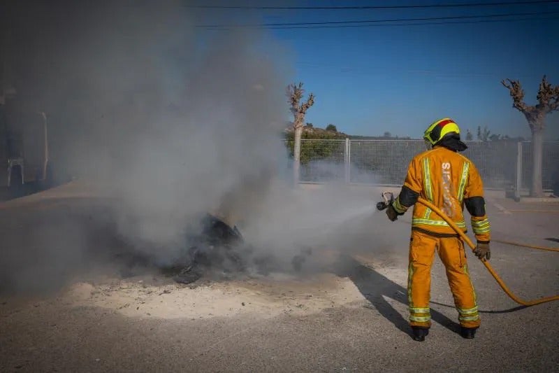 La cremà de las fallas del colegio de Hurchillo, en imagenes