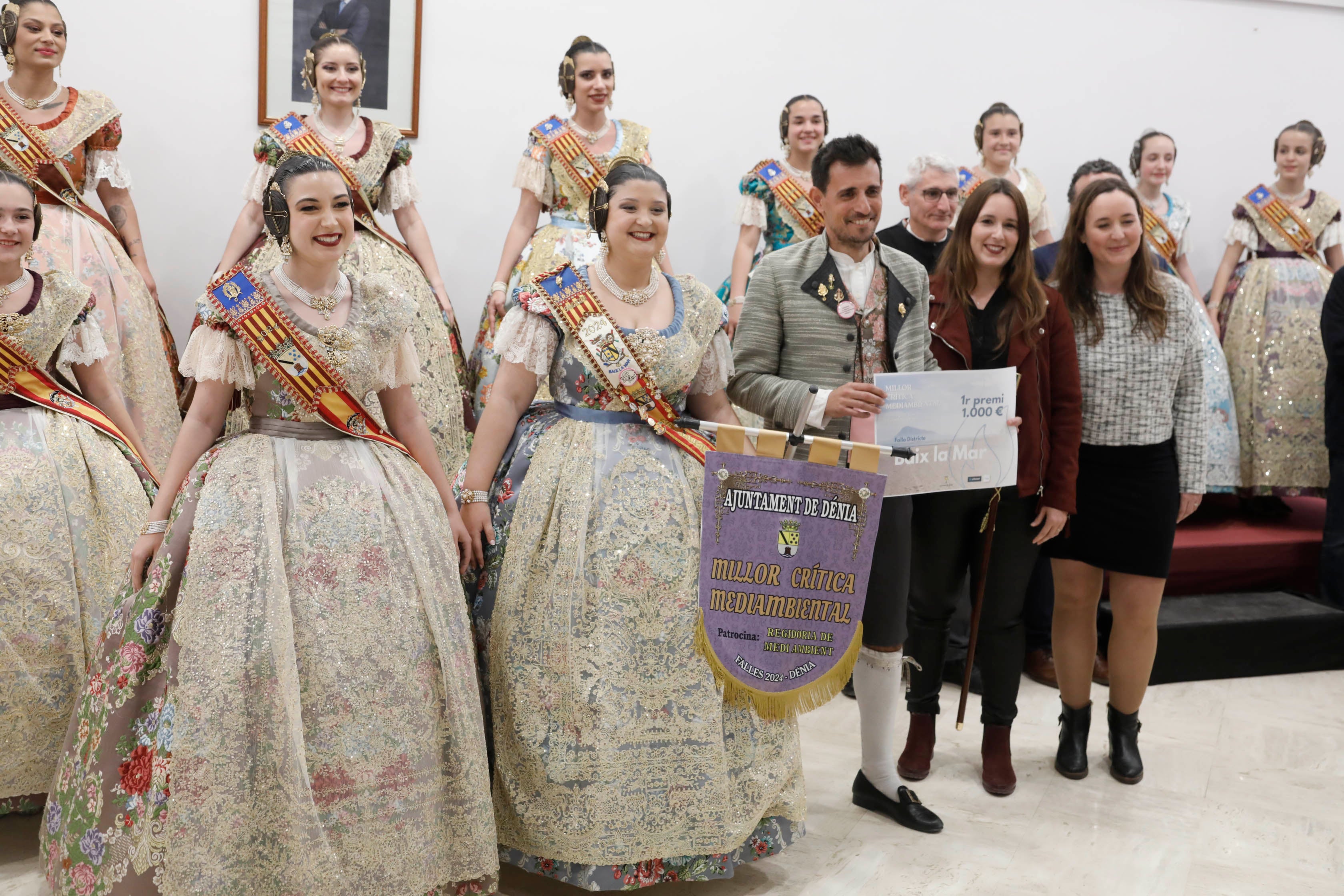 Entrega de los premios de las Fallas de Dénia