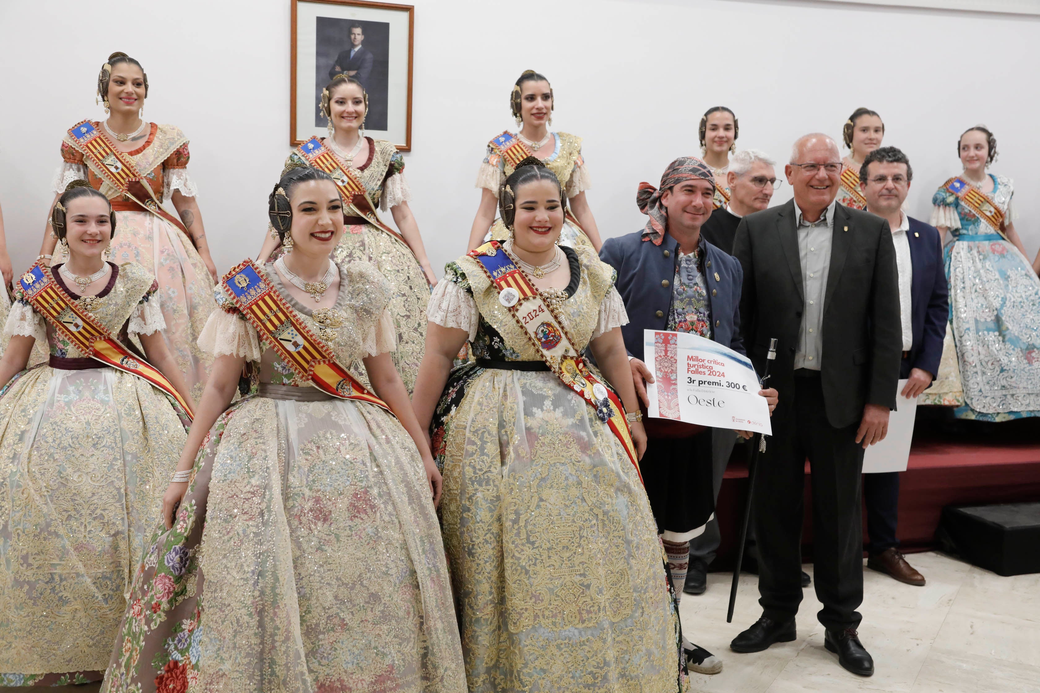 Entrega de los premios de las Fallas de Dénia