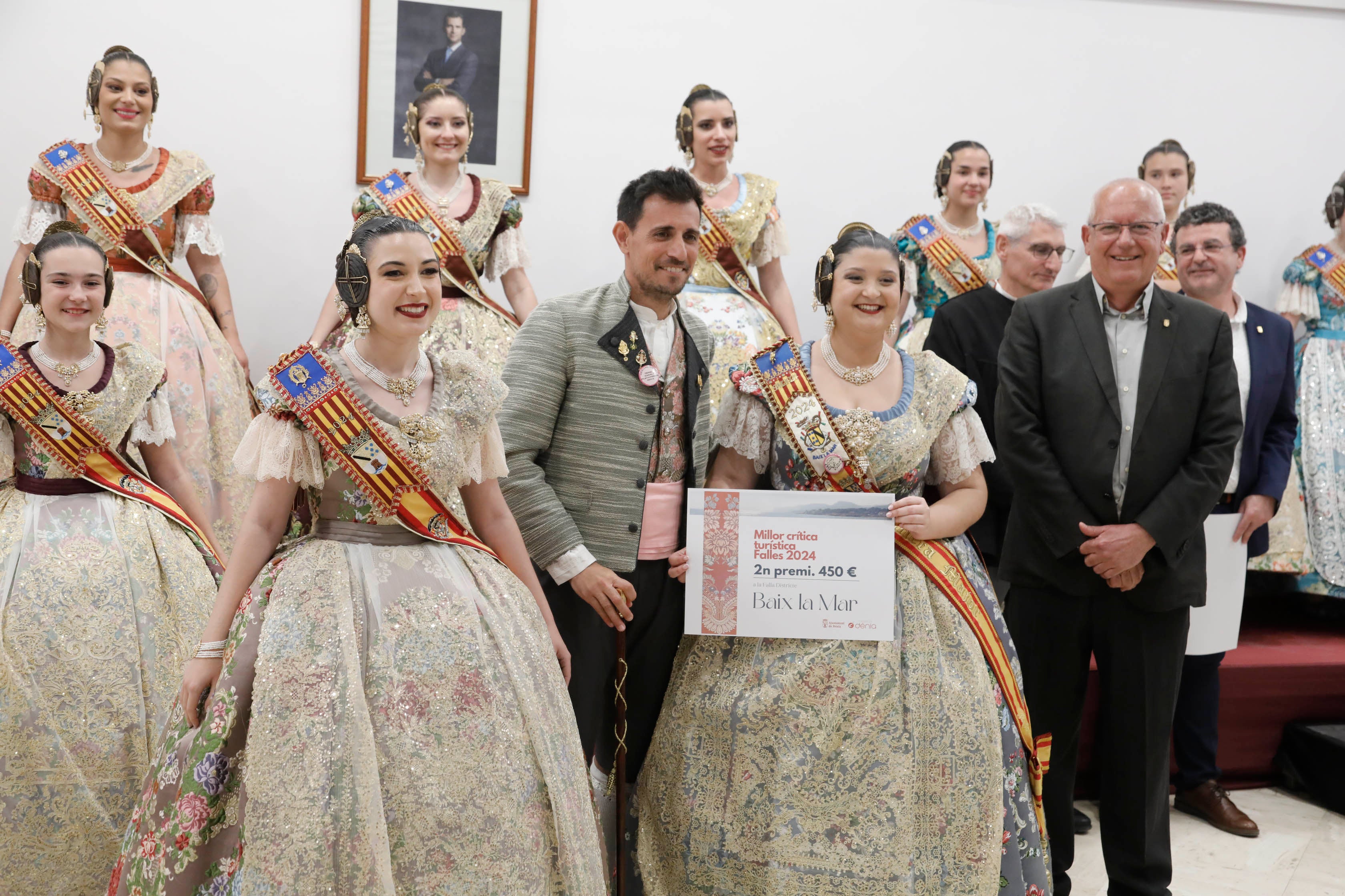 Entrega de los premios de las Fallas de Dénia
