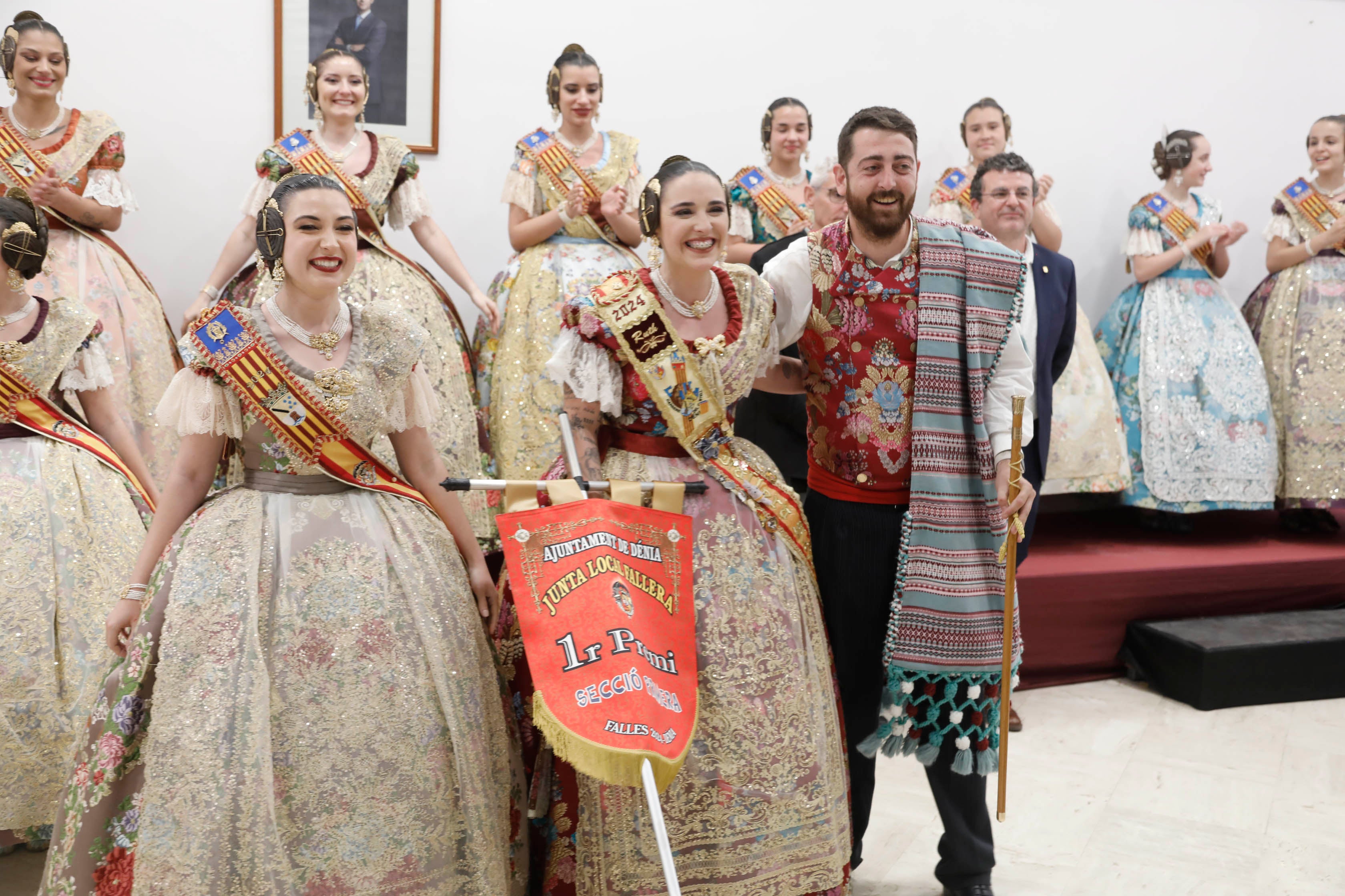 Entrega de los premios de las Fallas de Dénia