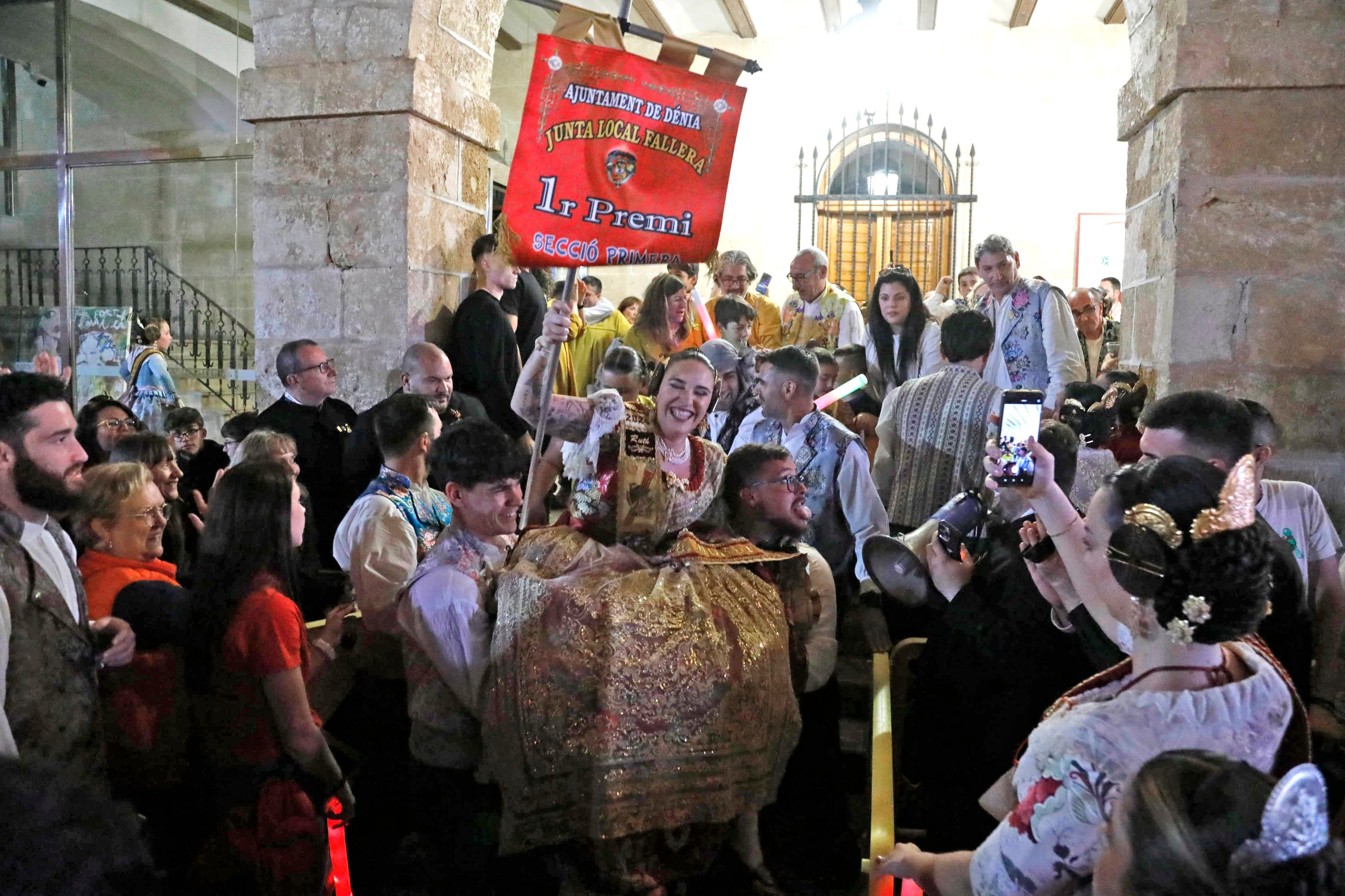 Entrega de los premios de las Fallas de Dénia