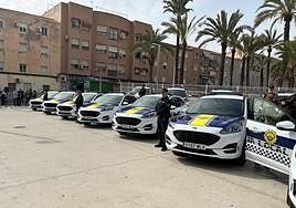 Los nuevos vehículos de la Policía Local de Elche.