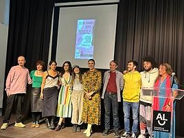 Los participantes de la cuarta edición de la 'Slam Poetry'.