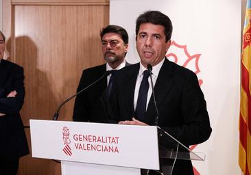 Mazón tiende la mano a Morant para hablar de financiación y agua