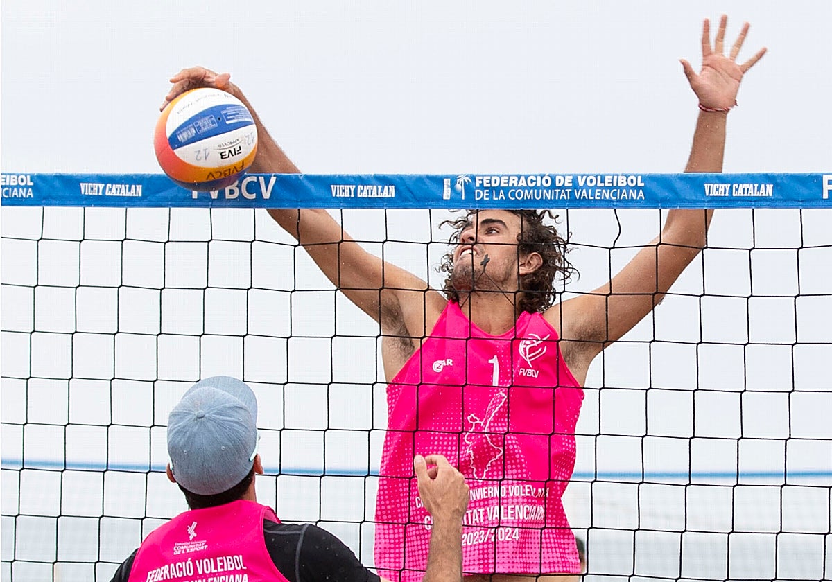Partido de la competición masculina en Alicante.