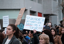 Imagen de la manifestación del 8 de marzo en Alicante.