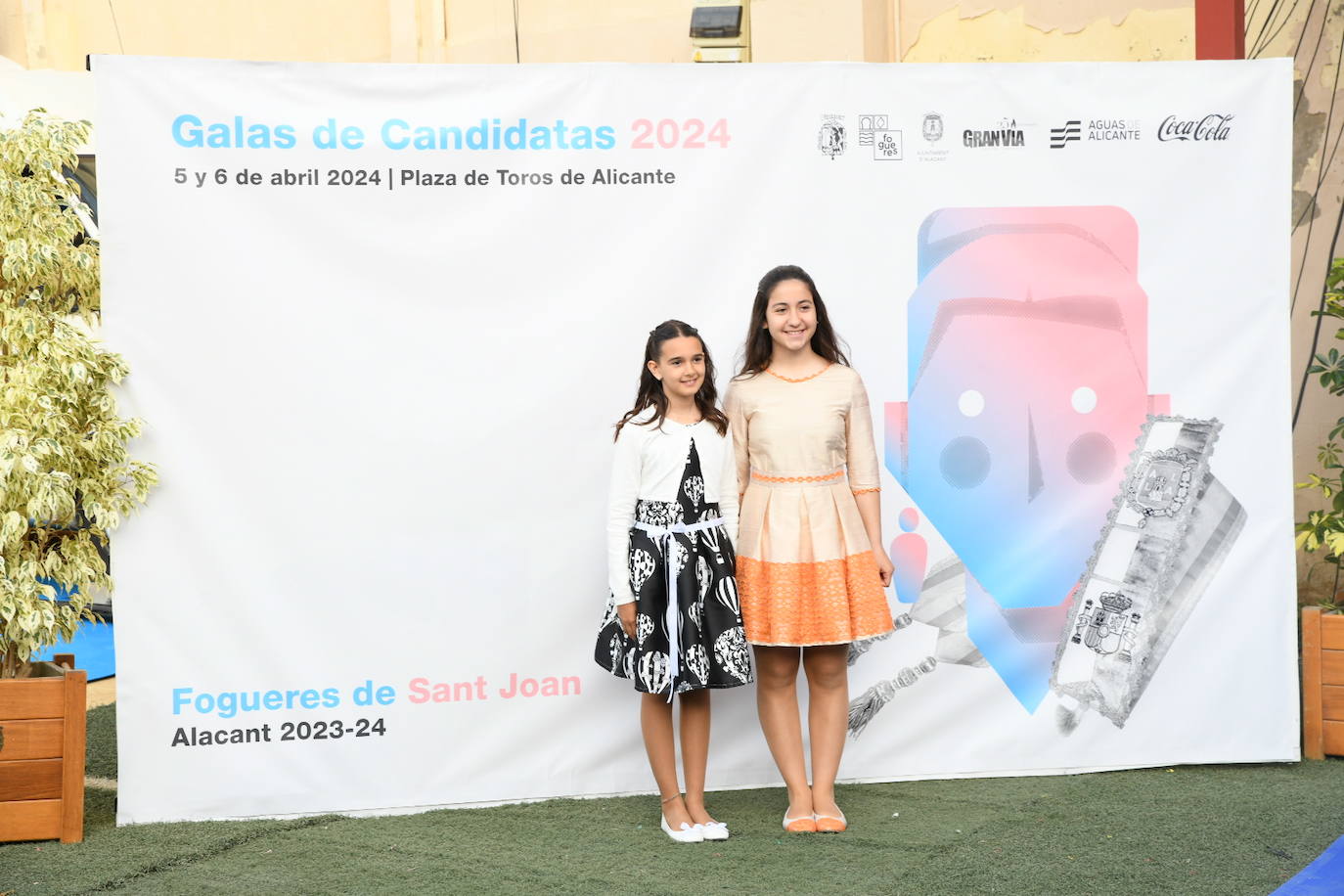 El color marca la noche de la Gala para las candidatas infantiles