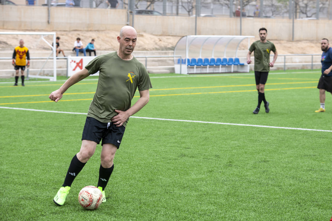 Así ha sido el partido de fútbol de Pueblo Gitano y Guardia Civil