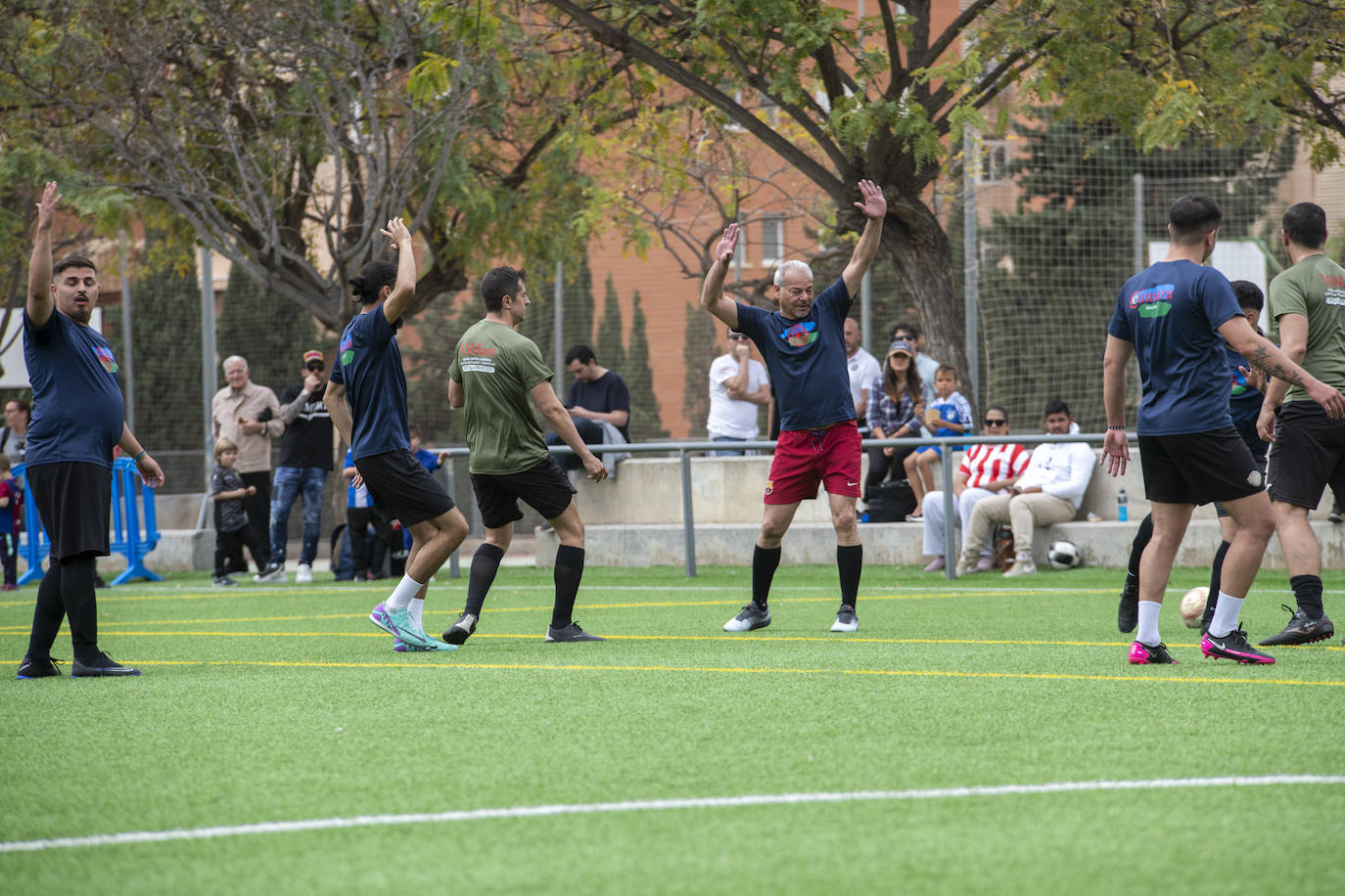Así ha sido el partido de fútbol de Pueblo Gitano y Guardia Civil