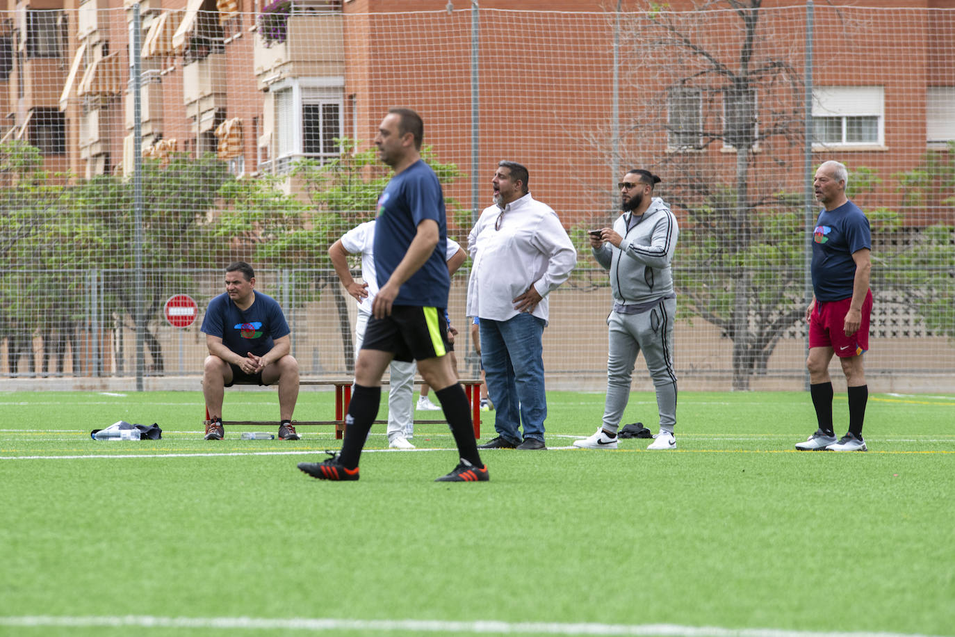 Así ha sido el partido de fútbol de Pueblo Gitano y Guardia Civil