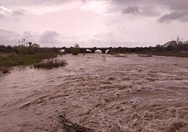 Imagen del río Algar en Altea tras la apertura de los aliviaderos de Guadalest en 2022
