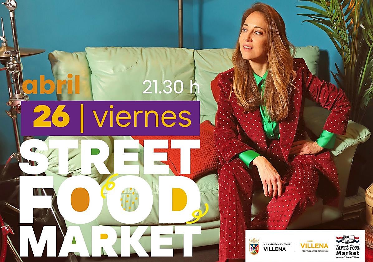 La actuación de Nena Daconte tendrá lugar el viernes 26 de abril.