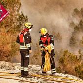 La Comunitat activa el riesgo extremo de incendios tras el fuego de Tárbena