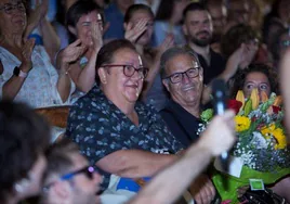 Homenaje a Carmen Giner con motivo de su jubilación en el Festival de Teatro Clásico de La Alcudia.