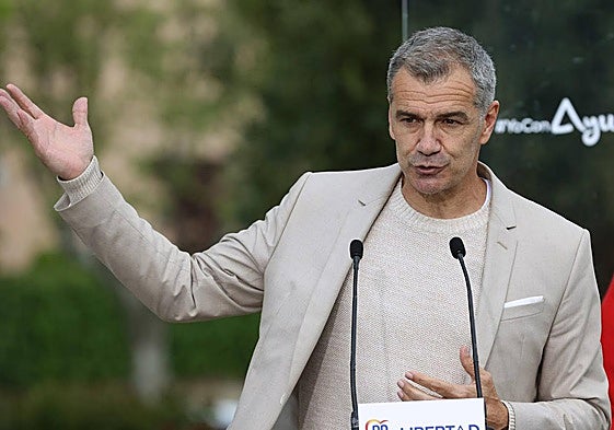 Toni Cantó durante su nombramiento como director de área de la Oficina del Español de la Comunidad de Madrid.