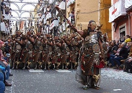 Escuadra especial de la filà Aragonesos en 2022.
