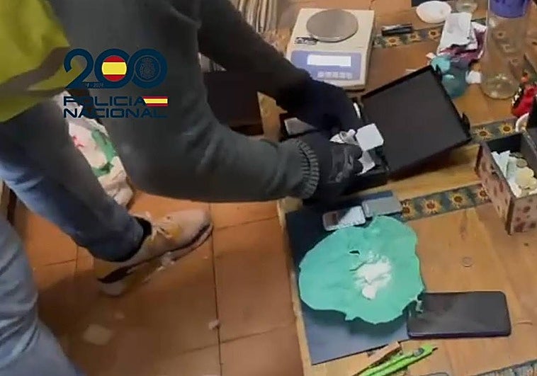 Imagen del narcopiso.