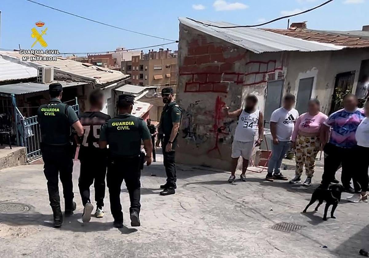 Momento de la detención.