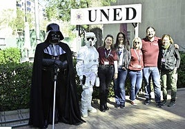 Personajes de 'Star Wars' participaron en la jornada solidaria.