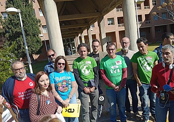 Comparecencia para presentar la convocatoria de huelga para el 23 de mayo.